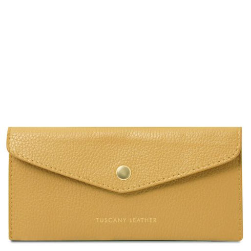 Leather envelope wallet